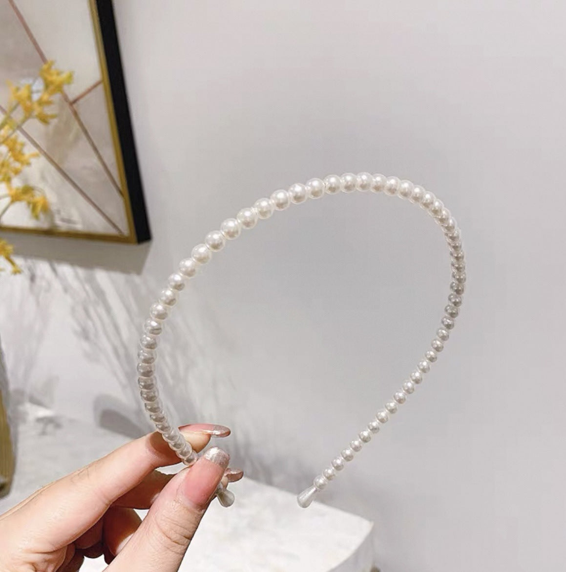 Wholesale Retro and high-end summer all-match pearl headband