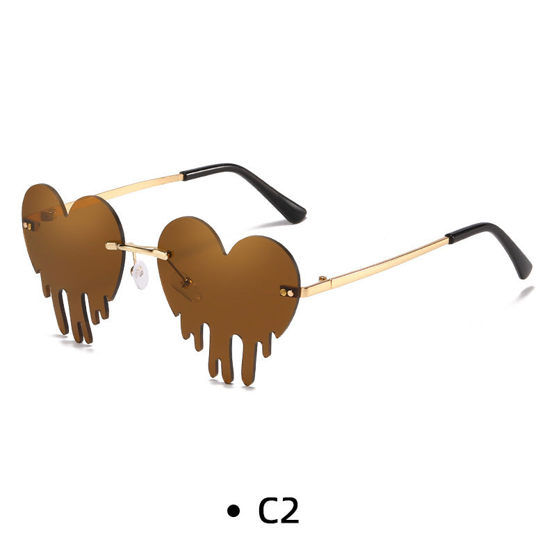 Wholesale 028 New Fashion Personalized Sunglasses Colorful Ocean Lens Sunglasses for Men and Women