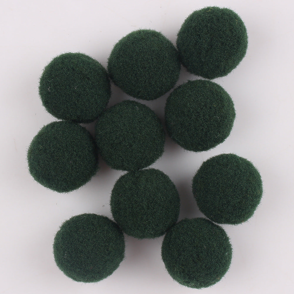 Wholesale 20MM diy handmade materials headdress accessories high elastic wool ball colorful wool ball NO HOLE