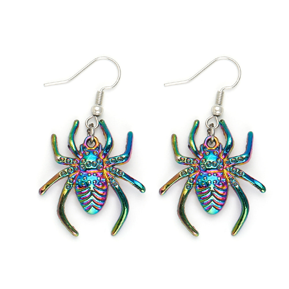 Wholesale Halloween Creative Spider Gothic Earrings