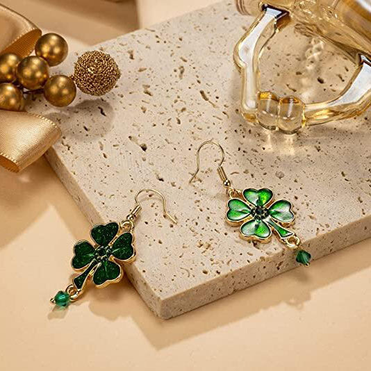 Wholesale Santa para festival clover niche high Sense Creative Festival earrings