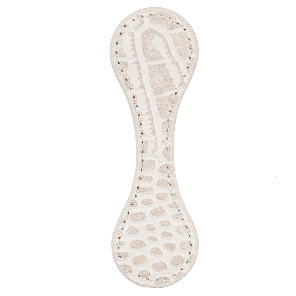 Wholesale Crazy horse leather double-sided magnetic bookmark clip