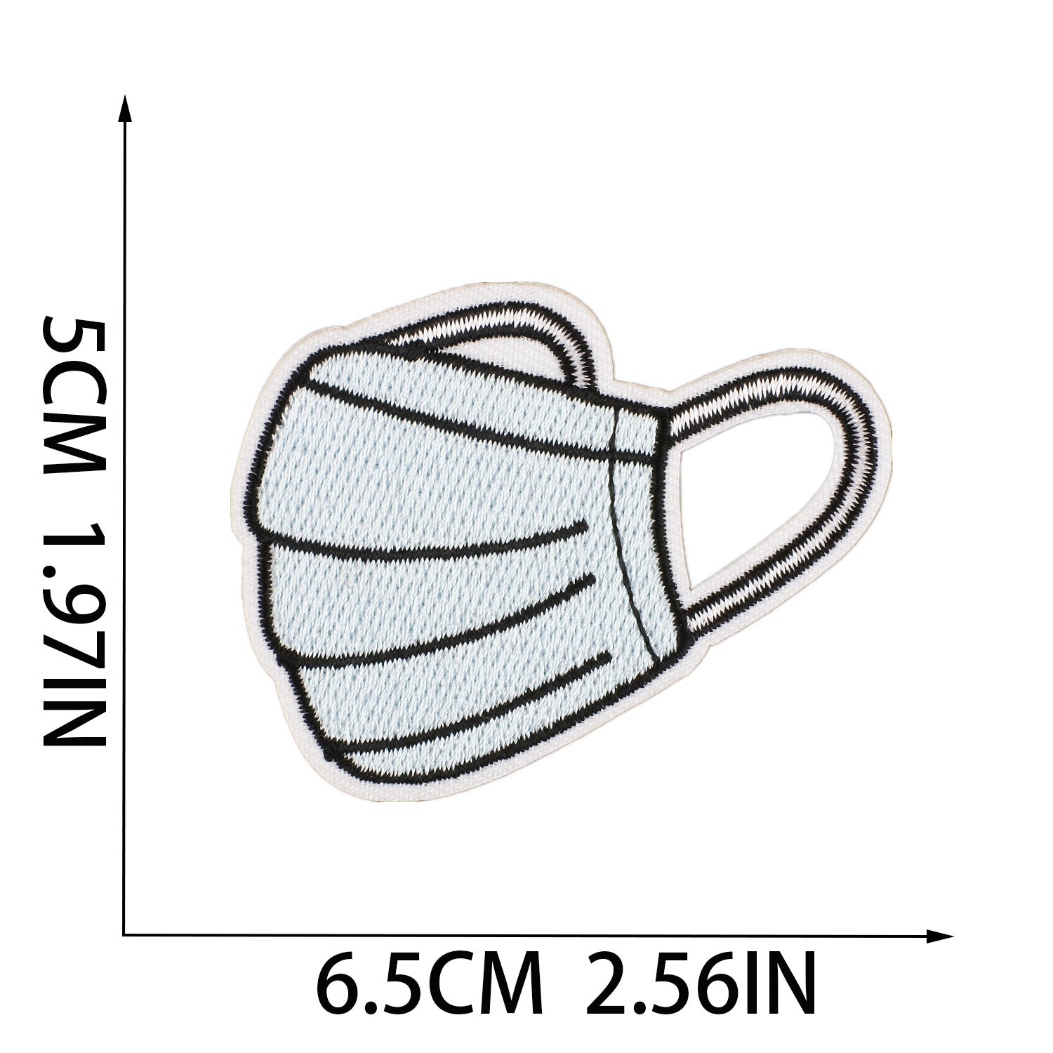 Wholesale Decorative Heart Embroidered Patch Cartoon Design For Clothing Fashion Accessory