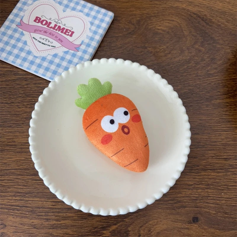 Wholesale Fun cartoon vegetables and fruits keychain