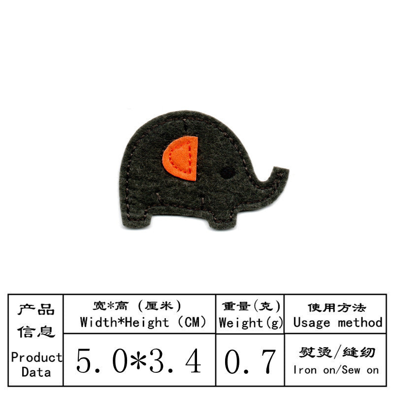Wholesale Embroidered Animal Patches Rabbit Butterfly Cartoon Sew On Applique For Bags Clothes Towels DIY Decorative Craft Accessory