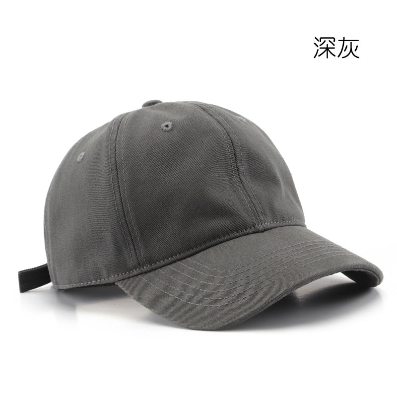 Wholesale Solid Color Light Plate Washed Retro Outdoor Sun Protection Baseball Cap