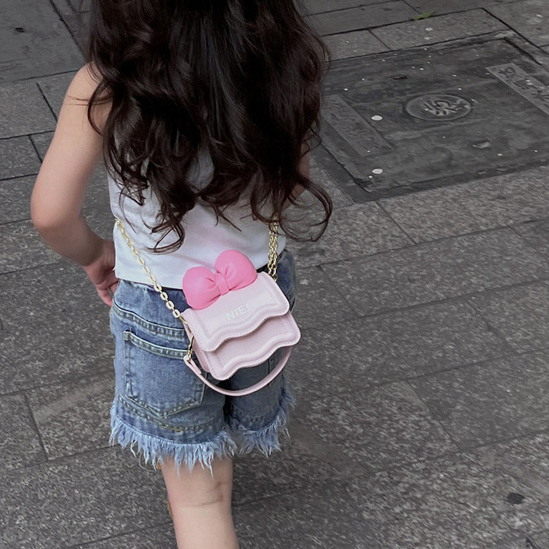 Wholesale Children's Bag Bow Handbag