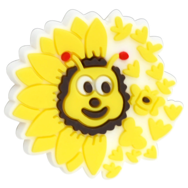 Wholesale  Random 100pcs/pack   Cartoon Bee   Focal Beads
