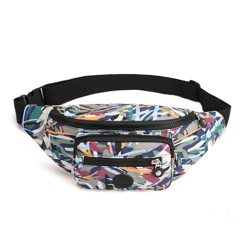 Wholesale Casual crossbody waist bag Outdoor shoulder waist bag Multi-layer travel convenient bag