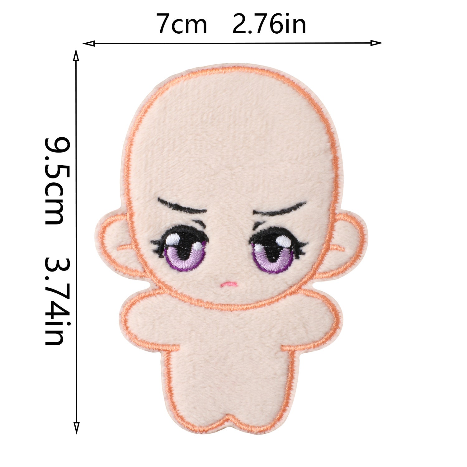 Wholesale 200 Sets Trendy Felt Doll DIY Embroidery Patch Kit For Clothing Decoration Boutique Craft Supply OLY Exclusive