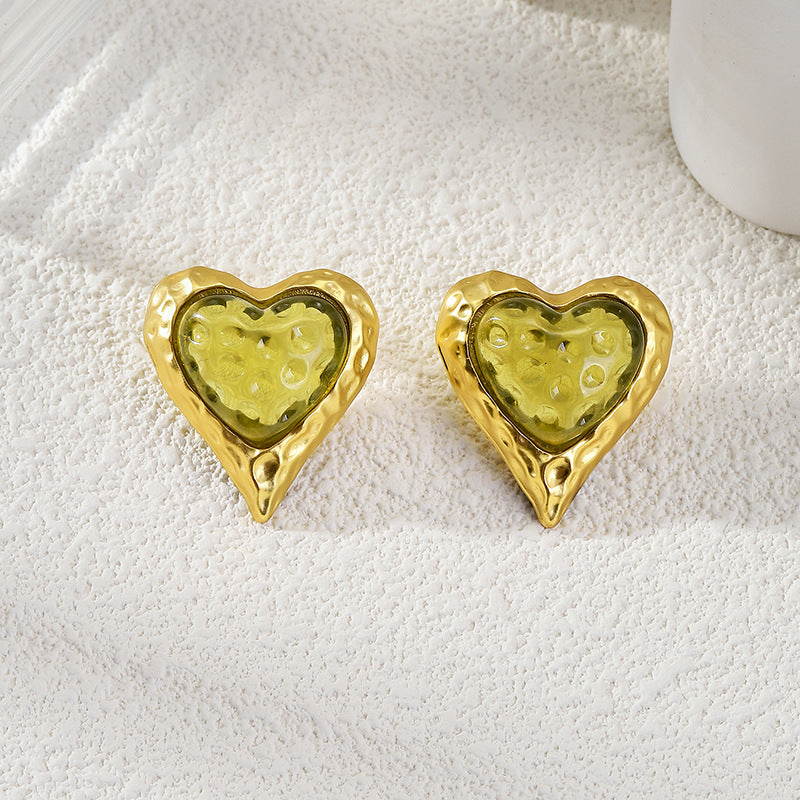 Wholesale French Retro Vintage Flower Pearl Earrings