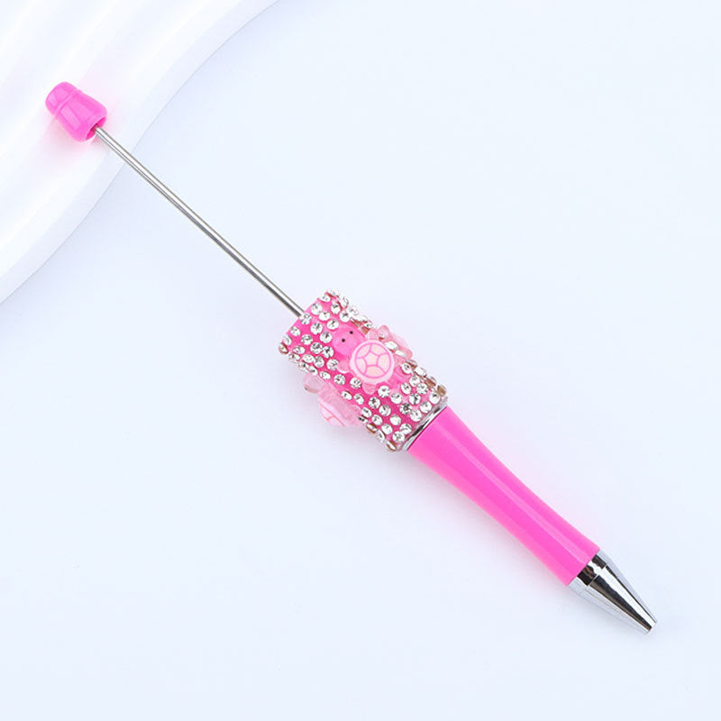 Wholesale Sugar set with diamonds  small turtle  crushed diamonds  beadable pens