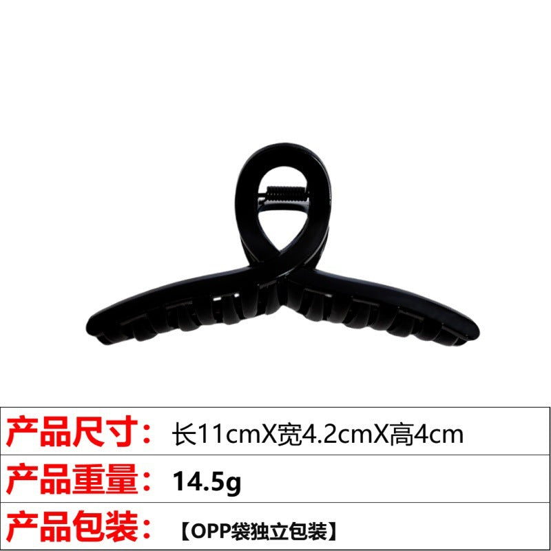 Wholesale Jelly color ribbon cross shark clip