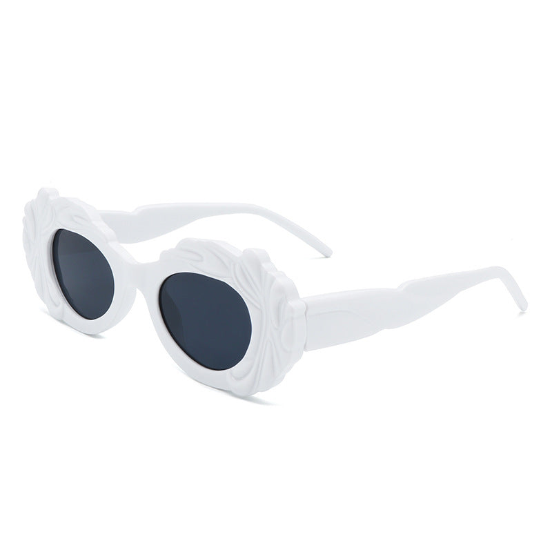 Wholesale Elliptical Circular Cloud PC Sunglasses