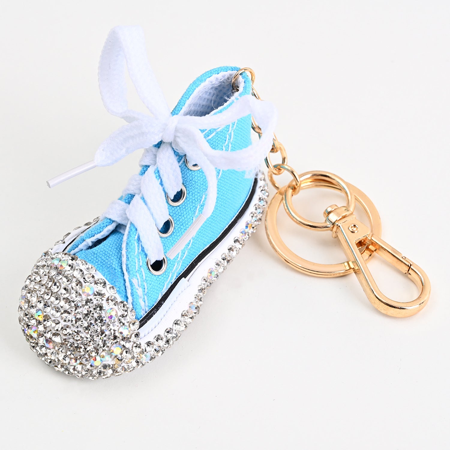 Wholesale Creative Cartoon Shoes Micro Diamond Keychains