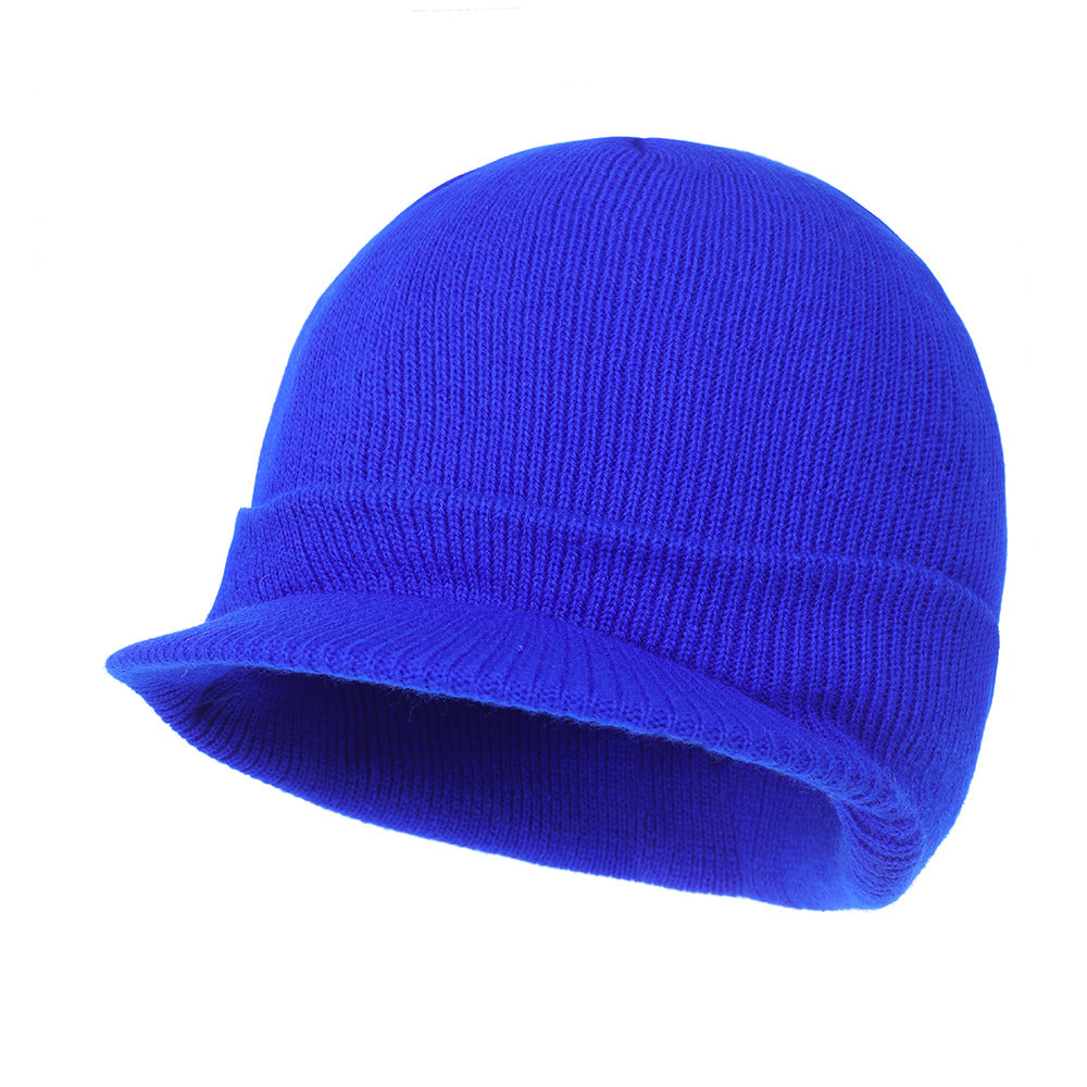 Wholesale Autumn and Winter Warm All-match Wide Brim Cap Beanie