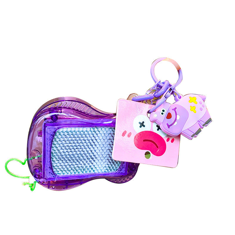 Wholesale Magnetic Writing Board Erasable and Erasable Mini Handwriting Painting Plastic Keychain