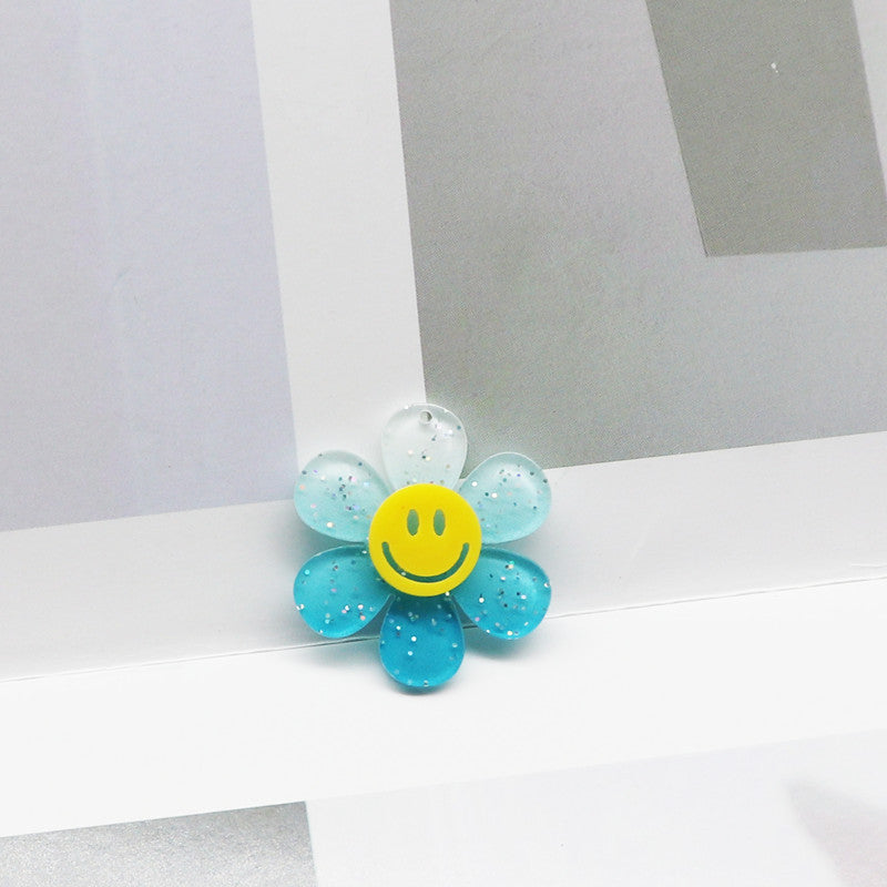 Wholesale 10pcs Glitter Gradient Color Double Layer Patch DIY Accessories