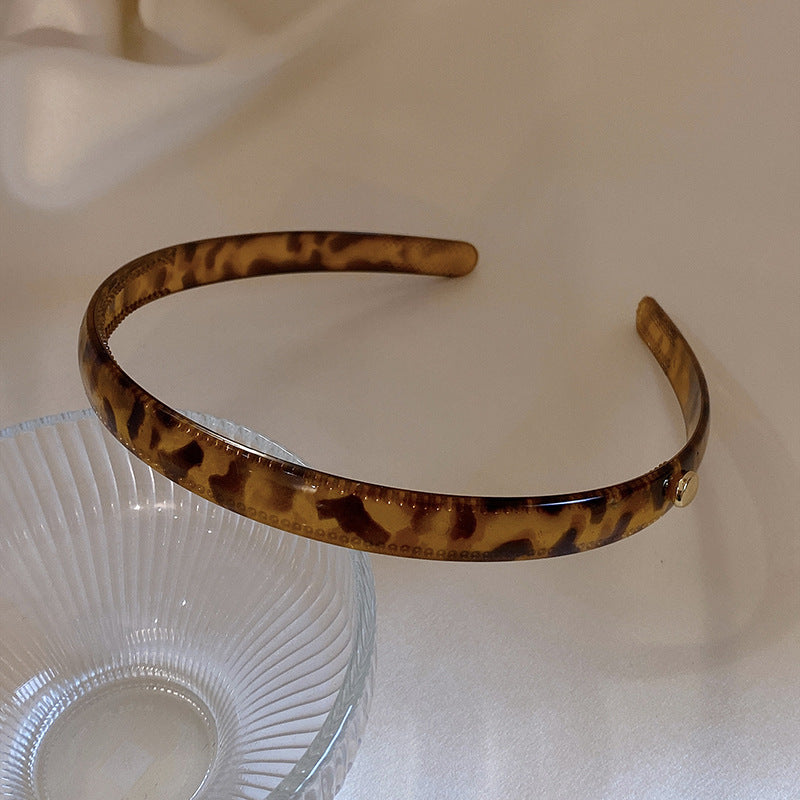 Wholesale Retro simple French style all-match outdoor face washing sponge headband for women