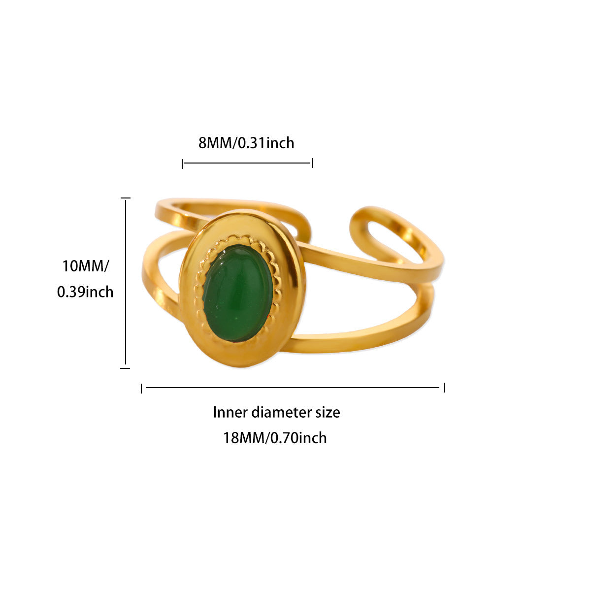 Wholesale Luxury Zircon Pearl Heart-Shaped Adjustable Opening Ring