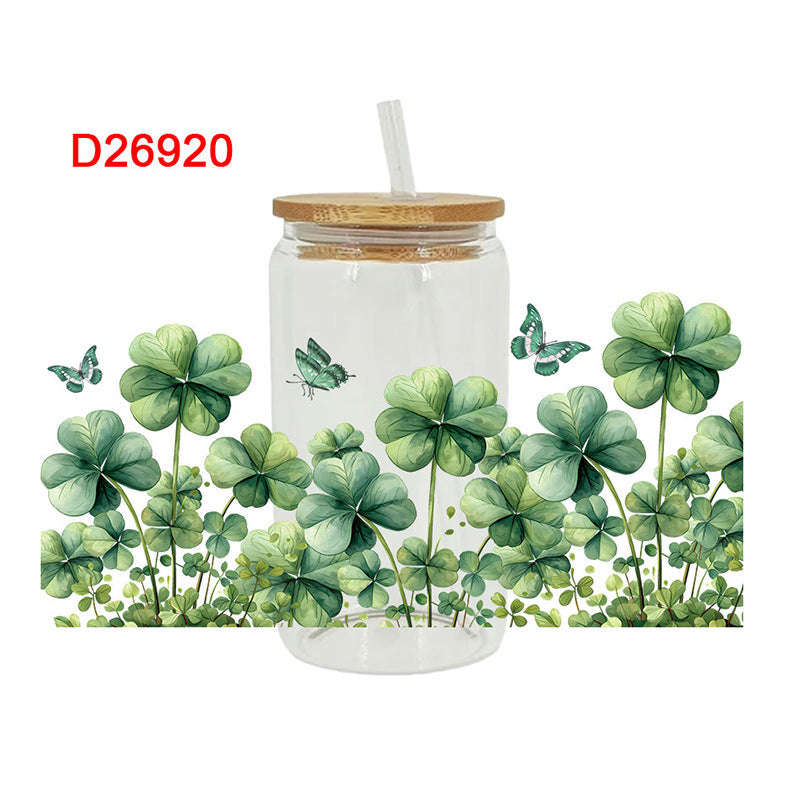 Wholesale UV Transfer Paste Glass Crystal Label Crystal Paste 16OZ UV DTF WRAPS