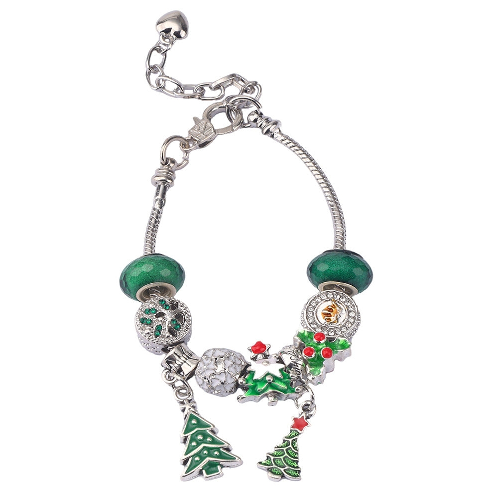 Wholesale Christmas Tree Snowflake Bracelet