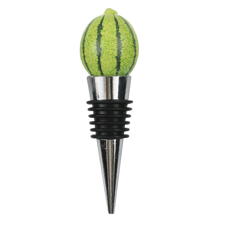 Wholesale  Fruit Wine Red Wine Stopper Pineapple Lemon Red Wine Stopper