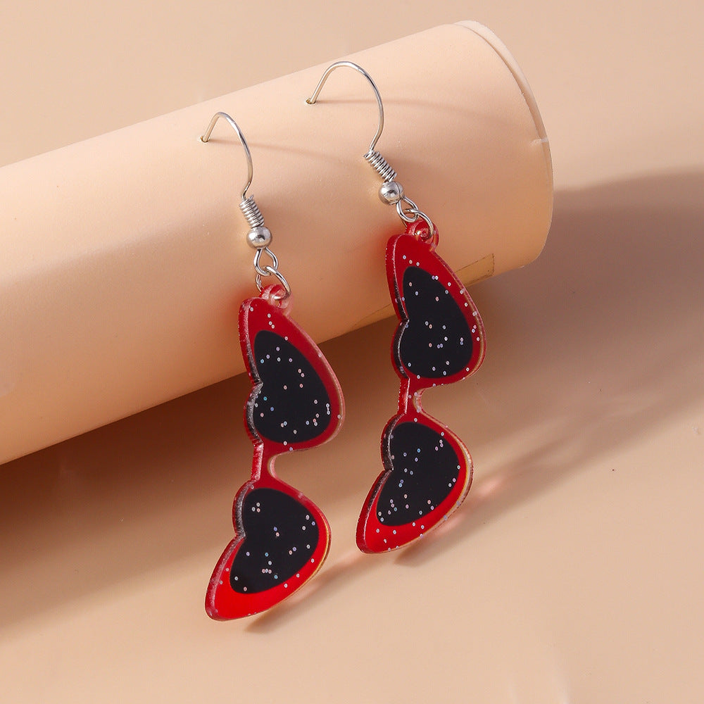 Wholesale Valentine's Day Love Sunglasses Earrings