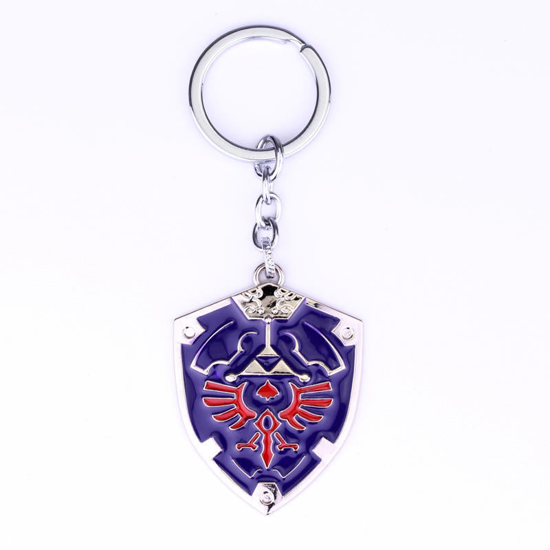 Wholesale Game Accessories Owl Shield Keychains