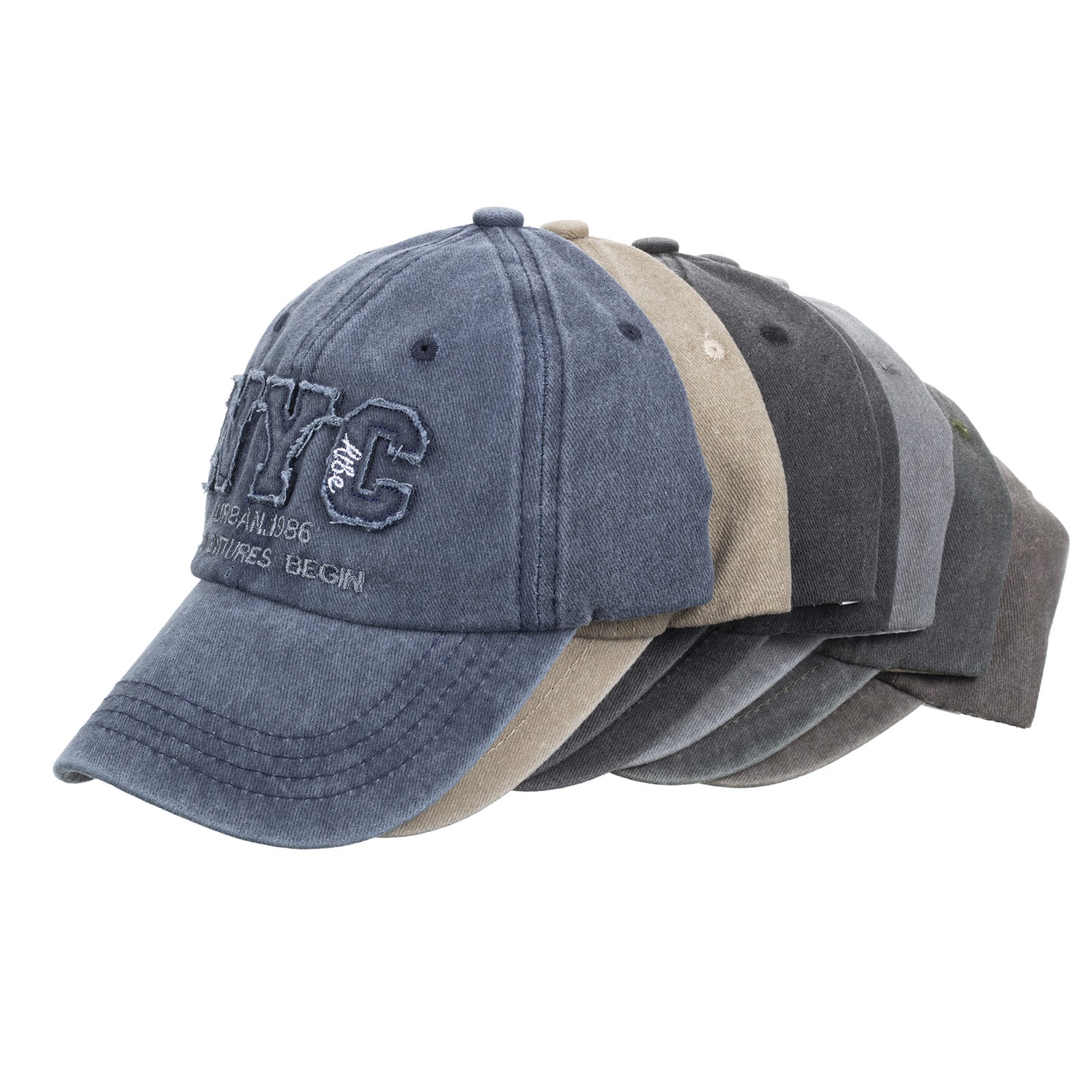 Wholesale Embroidered distressed letters baseball cap