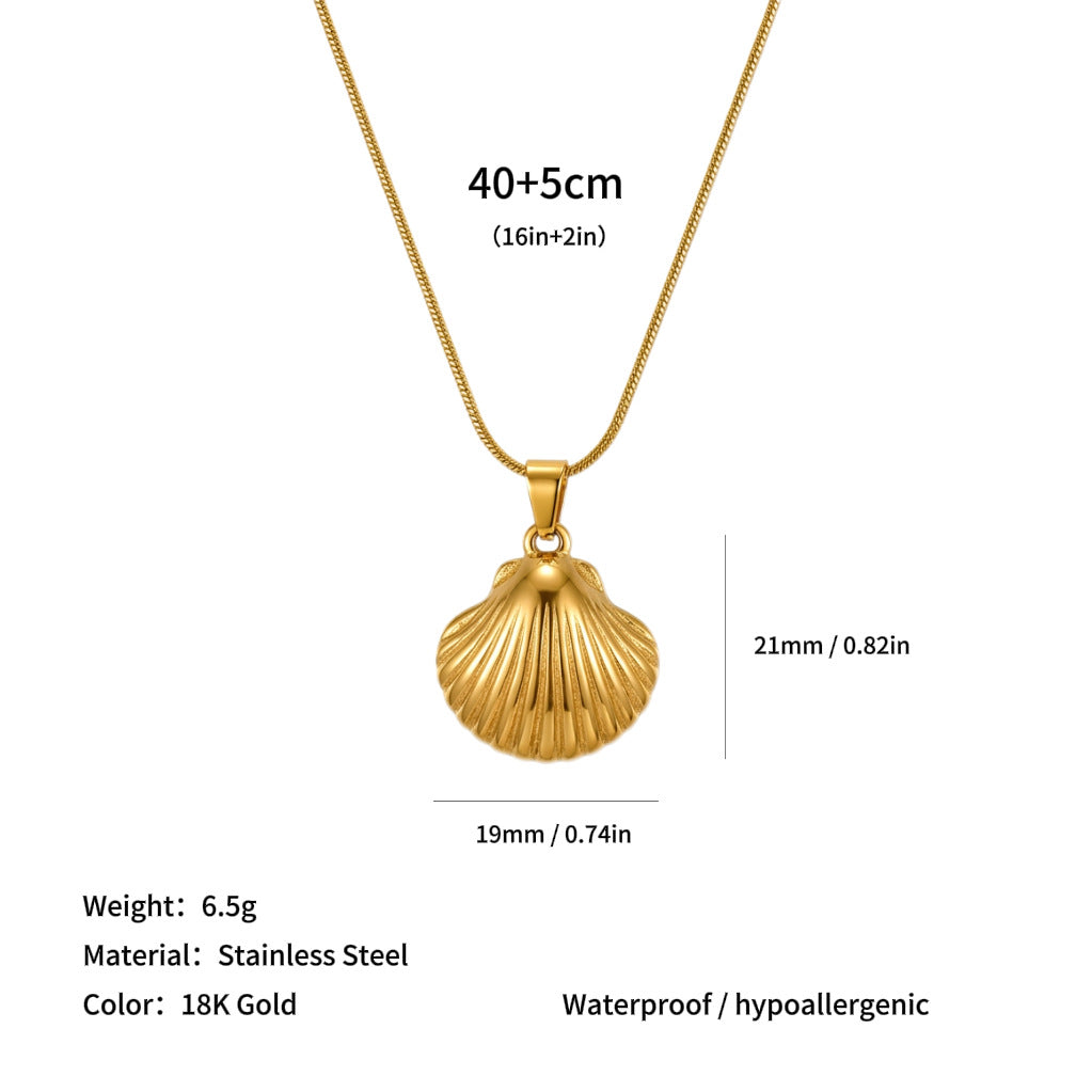 Wholesale Sun Starfish and Other Pendants Titanium Steel Necklace