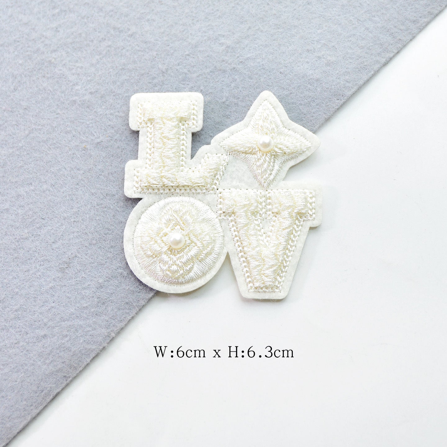 Wholesale Love Letter Bow Embroidered Felt Patch With Pink Sequin Trendy Decorative Accent For Clothing Repair Gift Or Boutique Resale