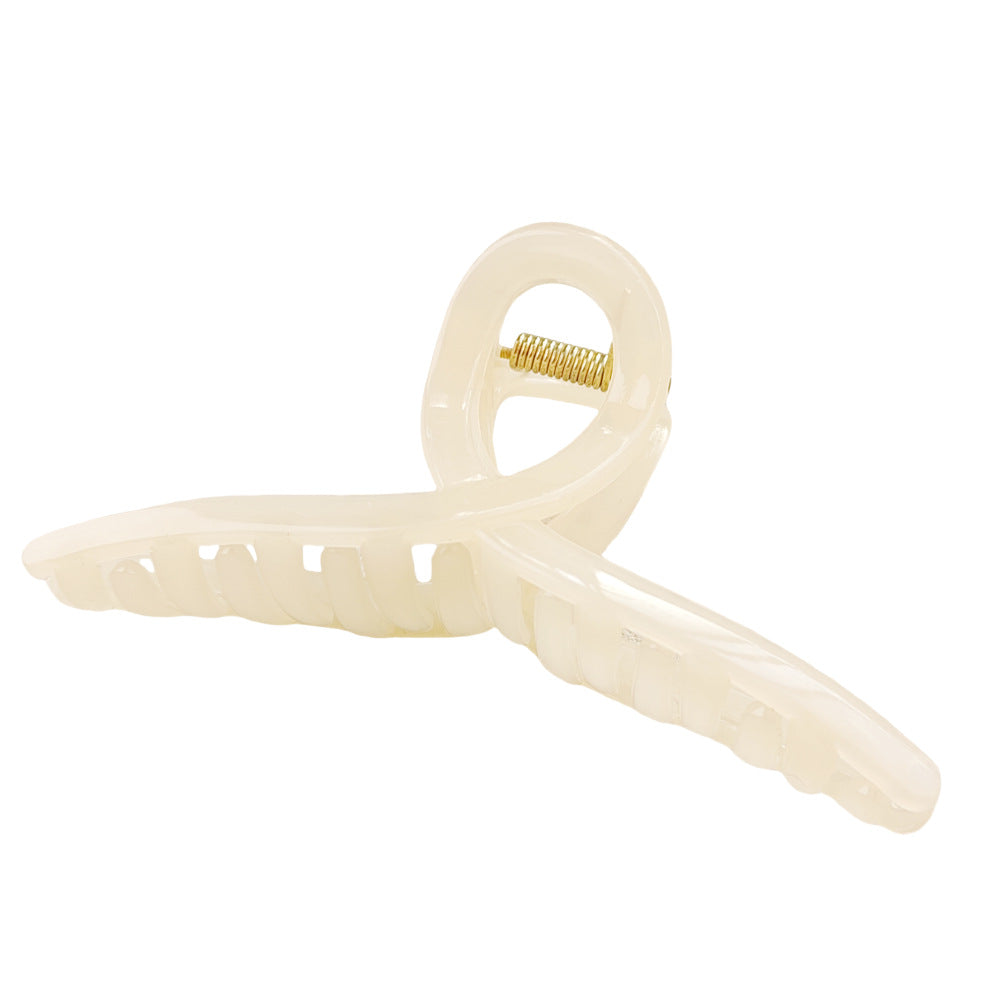 Wholesale Jelly Strap Cross Shark Clip Simple Fashion Back Head Hair Claw