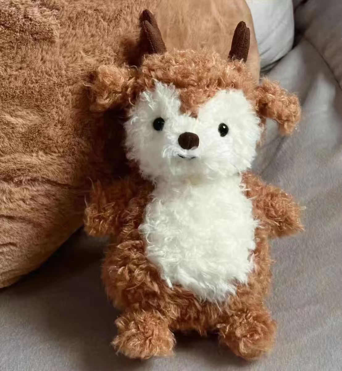 Wholesale PP Cotton Christmas Deer Plush Doll and Christmas Tree Ornaments