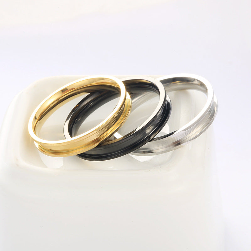 Al por mayor de nuevos anillos de acero inoxidable