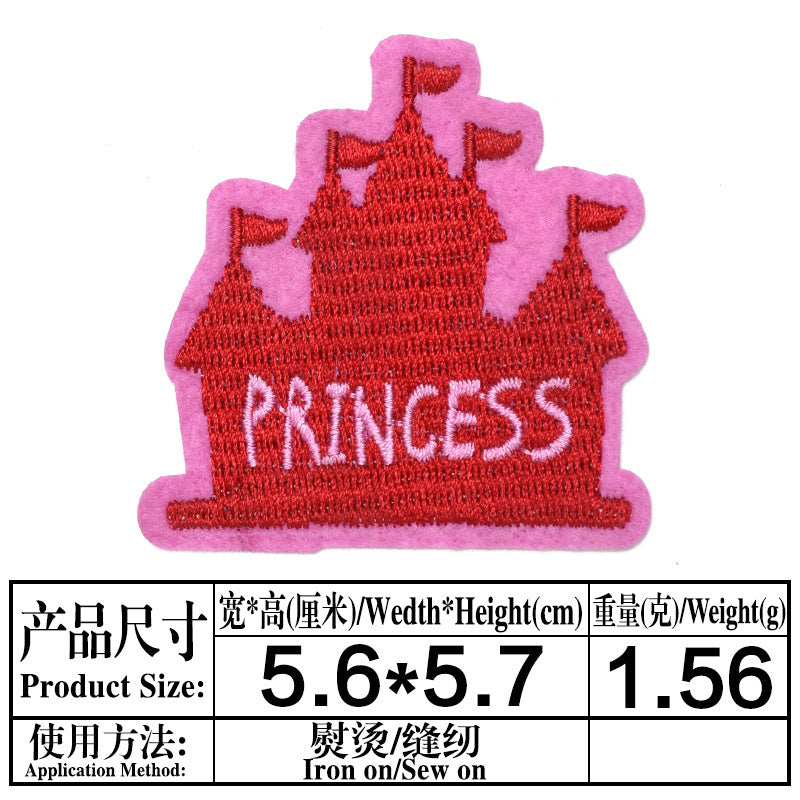 Wholesale Cloth Cartoon Embroidered Patch Set 9 Styles Sew Iron On Applique For Clothing DIY Craft Supply