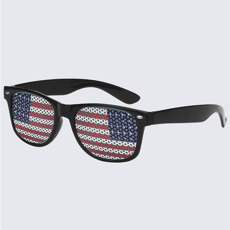Wholesale Funny Flag Small Hole Glasses Props