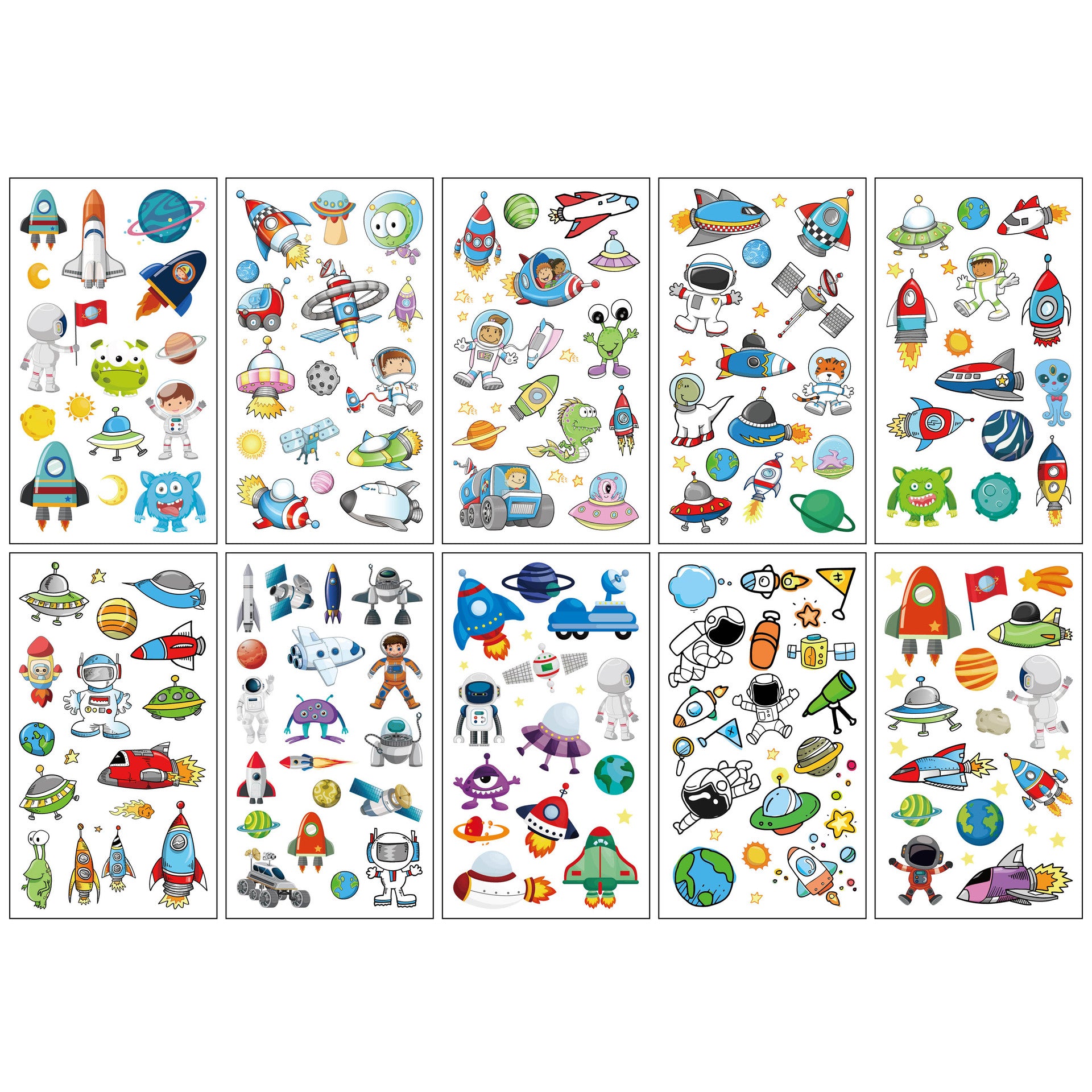 Wholesale 10pcs/sheet Children's cartoon little monster cute tattoo sticker