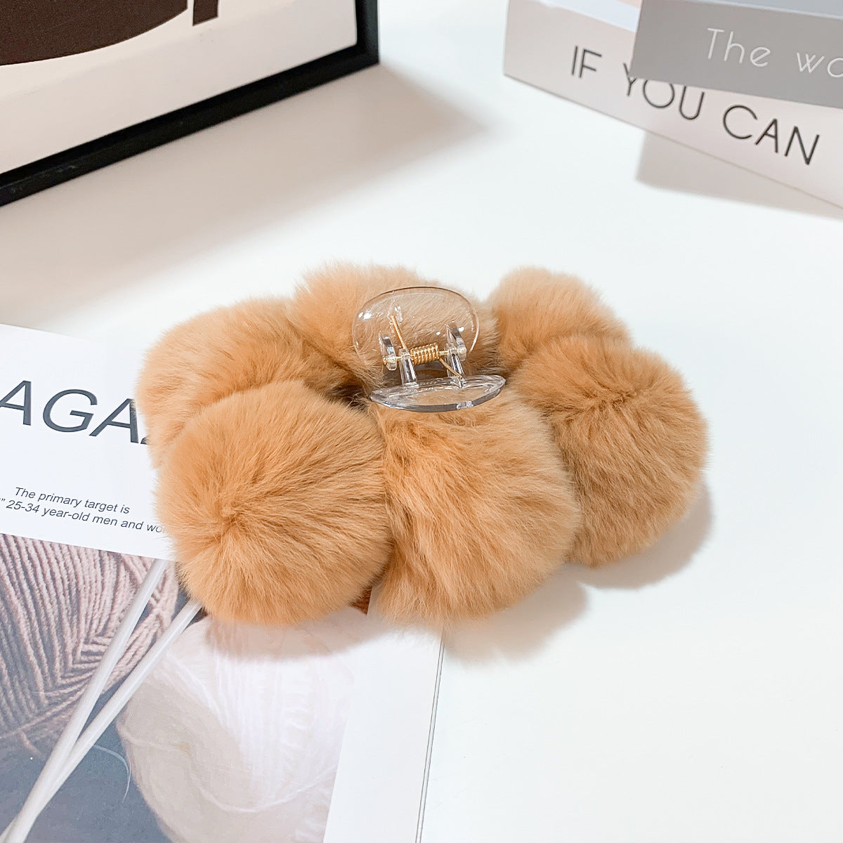 Wholesale Autumn and Winter Plush Hair Clips