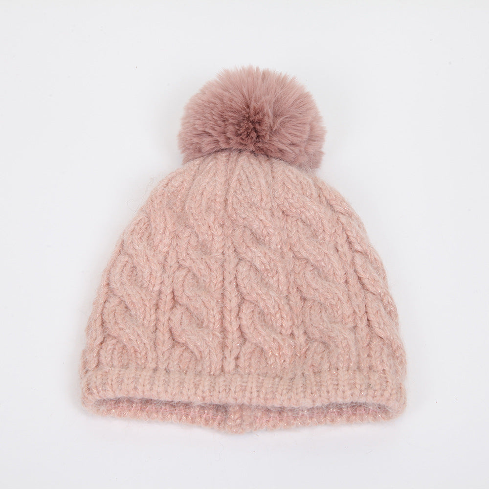 Wholesale Wool Ball Knitted Hat
