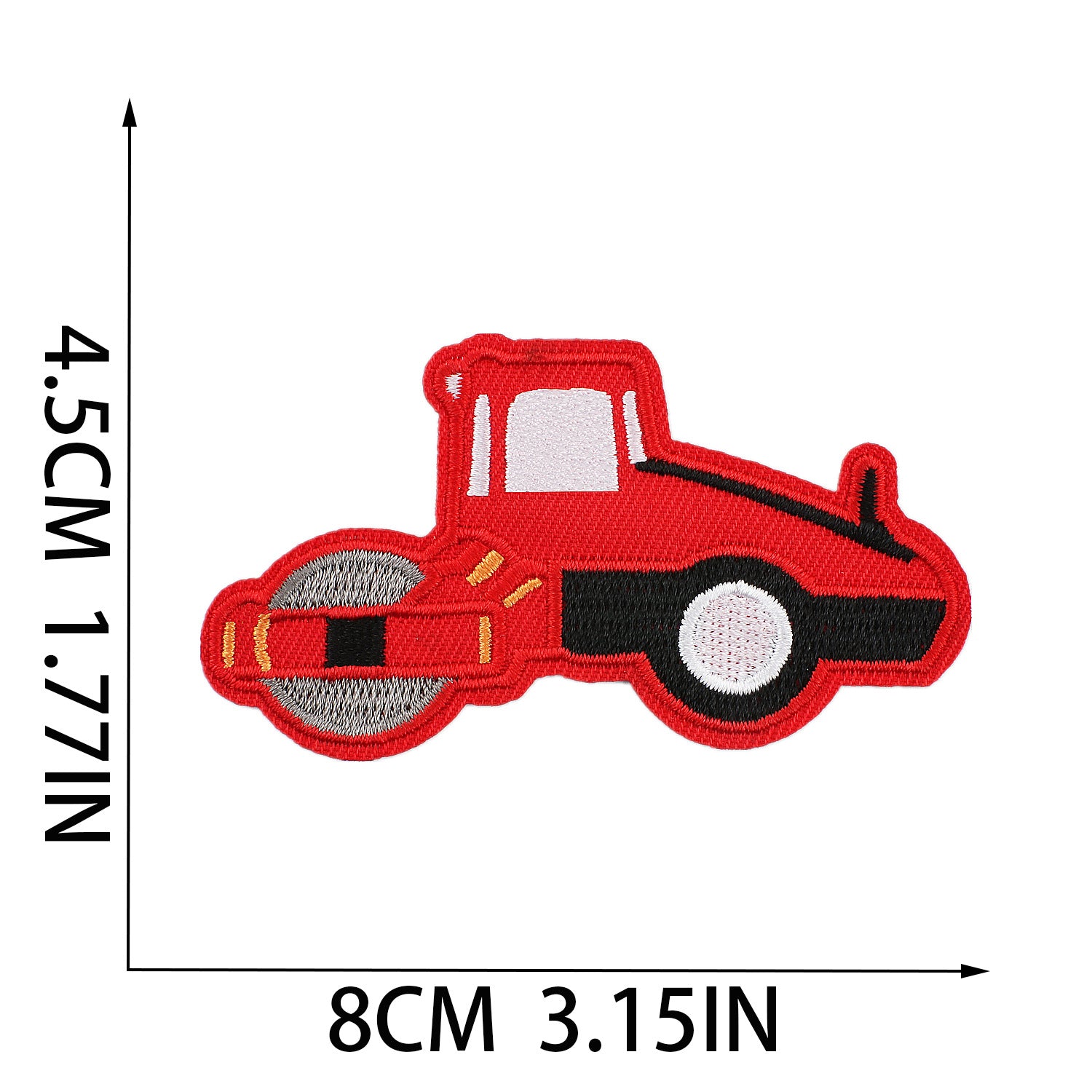 Wholesale Stylish Cartoon Police Car Embroidery Patch Polyester Clothing Patch For Everyday Wear Resale Accessory