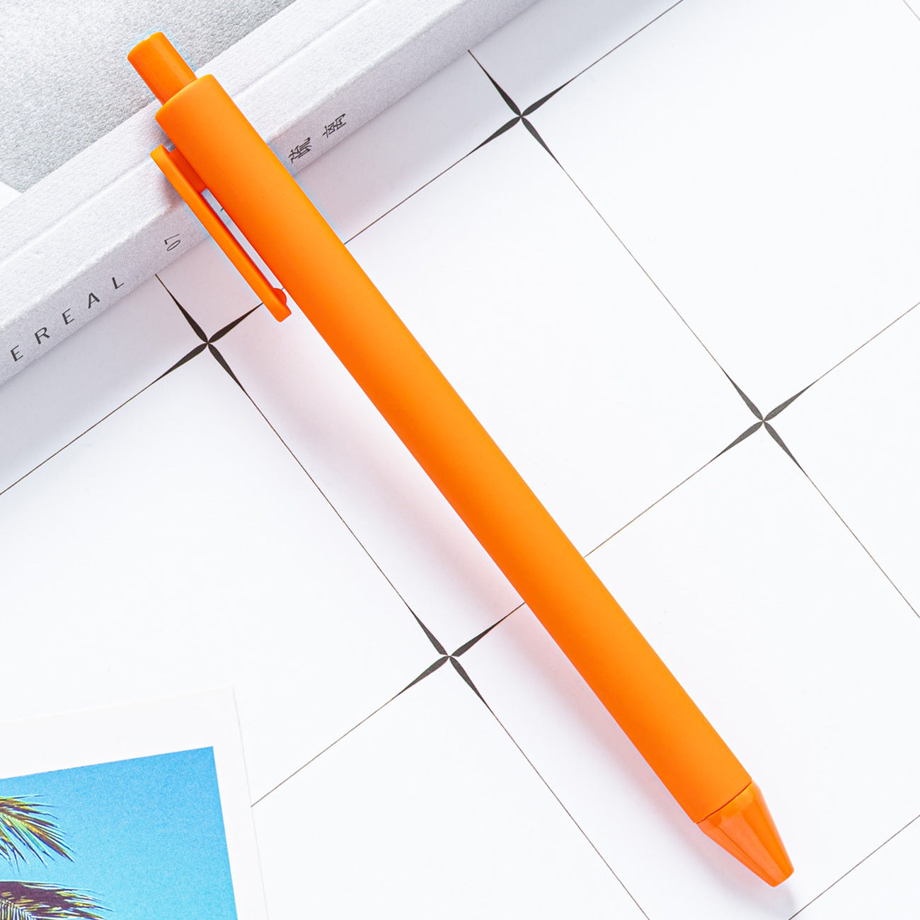 Whoelsale Candy Color Press Plastic Pen Gift Office Tools Teacher Gift