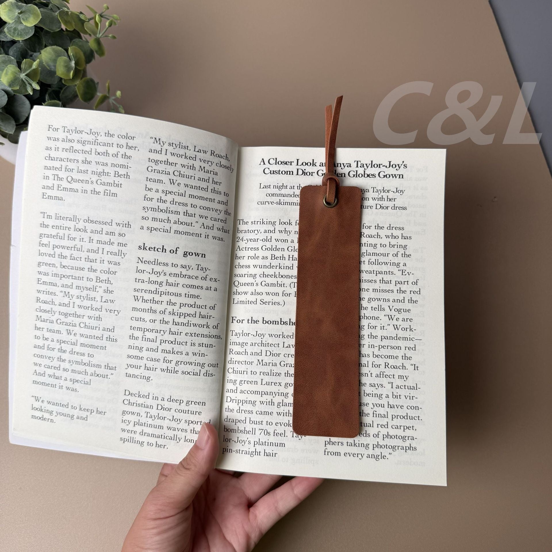Wholesale explosion personalized leather bookmark