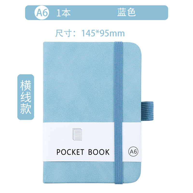 Wholesale A7 Mini PU Skin Strap Student Record NoteBook