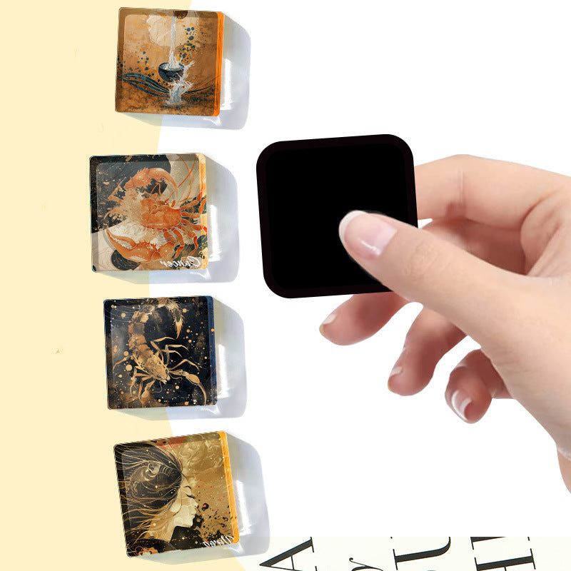 Wholesale Twelve constellations acrylic refrigerator magnets Scorpio
