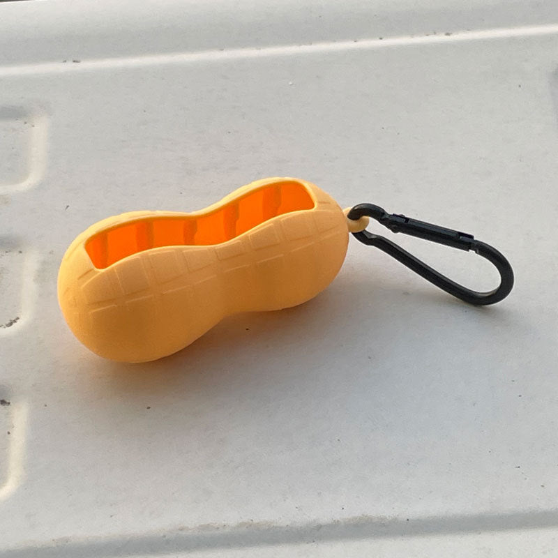 Wholesale Lipstick case silicone protective case bow lipstick bag keychain