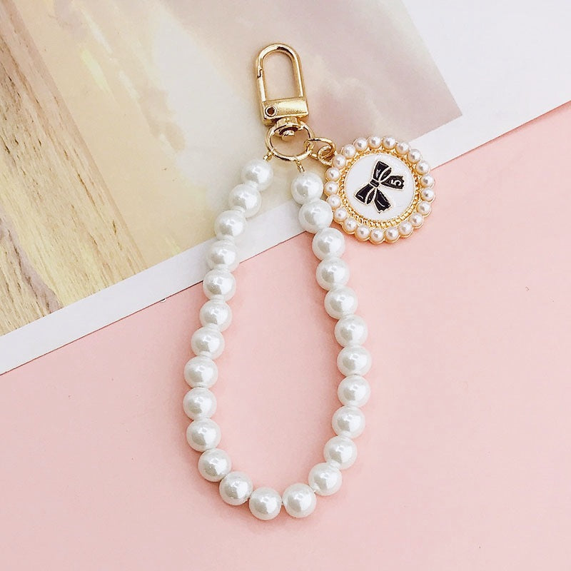 Wholesale Glass Pearl Pendants, Pentagram Pendant Chains, Mobile Phone Lanyards