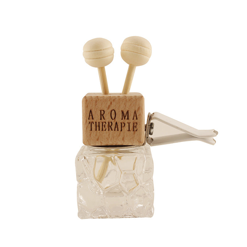 Wholesale Air Outlet Water Cube Perfume Empty Bottle Car Decoration