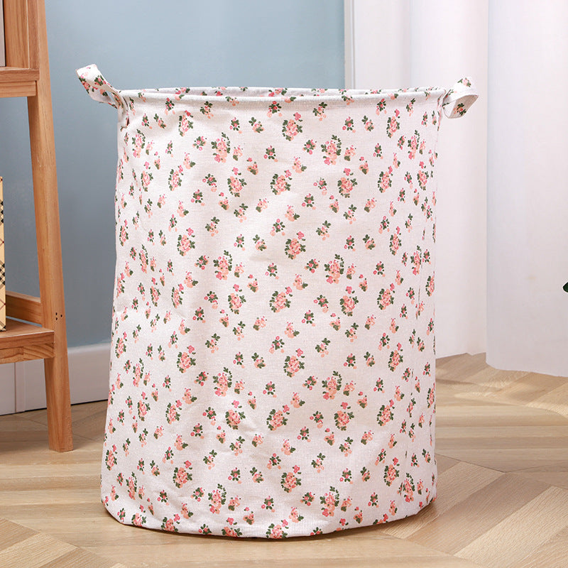Wholesale Cotton and Linen Foldable Waterproof Storage Baskets