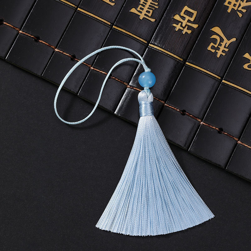 Wholesale 7cm Beaded Ice Silk Tassel Pendant